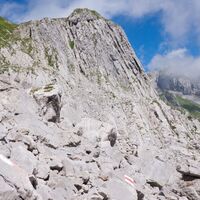 Felsenweg unterhalb der Silberplatten