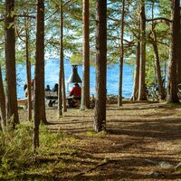 Die Anglerplätze in Kuhasalo sind an Wochenenden beliebt