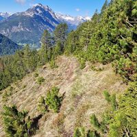 Wegverlauf des unmarkierten Pfades
