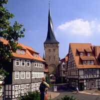 Blick auf das Westertor in Duderstadt