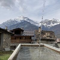 Brunnen und Berg Chaberton, Solomiac - Cesana T.se