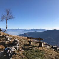 Panoramablick vom Rifugio Corte Nuovo
