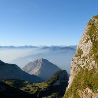 Gipfelblick vom Hochiss im Rofan