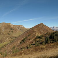 Blick zum Galtviehkopf, links davon schon der Hundstein