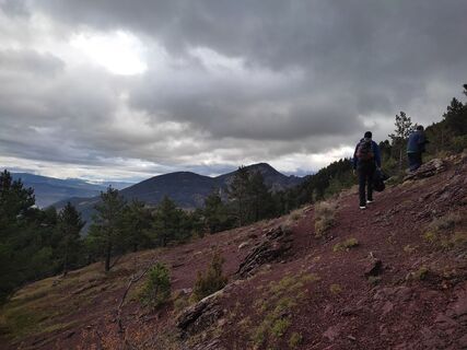 On the trail up to Prat de Cadí