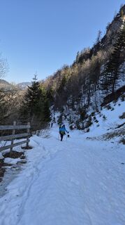 Foto von Günter Smole entlang der Tour