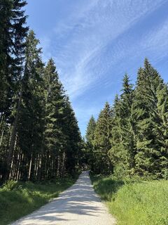 Photo de Heinz Sperl le long du parcours
