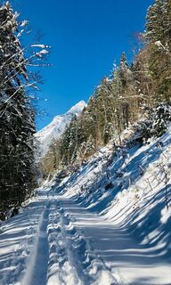 Winterwanderweg zur Grimminghütte
