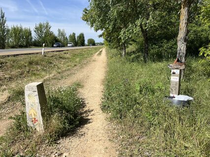 Photo de Andor Kulik le long du parcours
