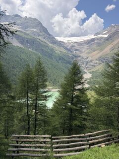 Foto von Astrid entlang der Tour