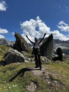 Foto von Jakob Pfeiffer entlang der Tour