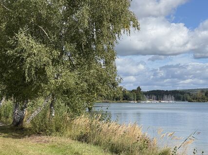 Zdjęcie z Hans-Jürgen Schneider wzdłuż trasy
