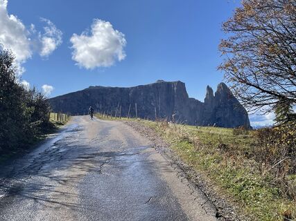 Foto von Klaus Tipotsch entlang der Tour