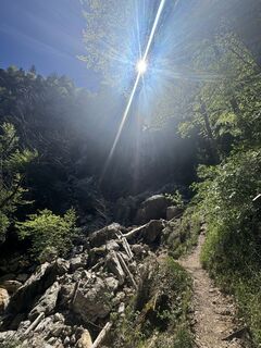 Foto von Bedy entlang der Tour