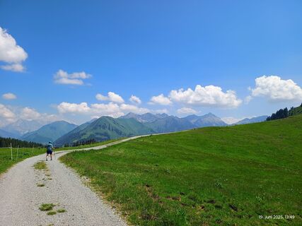 Foto von Mike van Gemert entlang der Tour