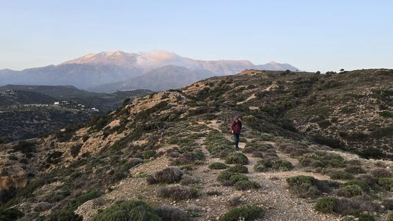 Photo de Katja Senkel le long du parcours