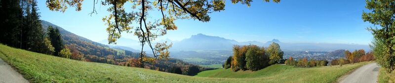 am Gaisberg - Blick auf Staufen