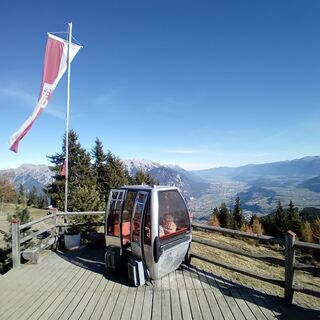 Foto von Mike Pritchard entlang der Tour