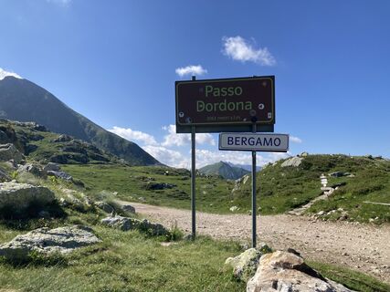 Foto von Marilena Locatelli entlang der Tour