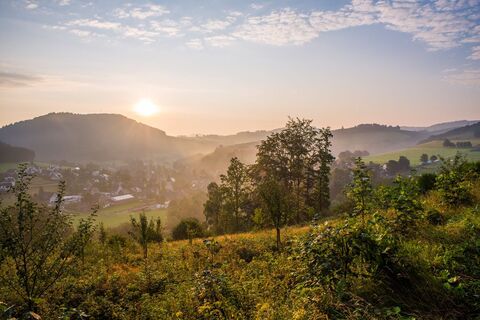 Blick auf Oberkirchen im Schmallenberger Sauerland