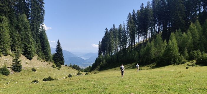 Photo de Andrea Flechl le long du parcours