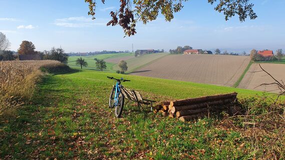 8.2 km Blick Richtung Gallspach