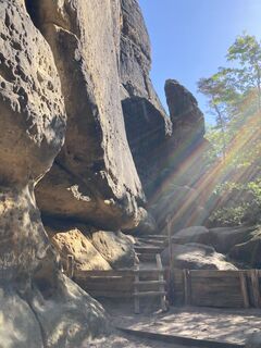 Foto van Andreas Heinrich langs de tour
