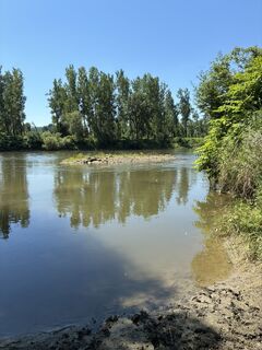 Foto de Isabelle Meisert a lo largo del recorrido