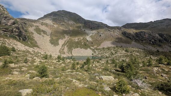 Photo de Stefano Manzoni le long du parcours