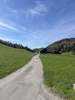 Foto von Heinz Sperl entlang der Tour