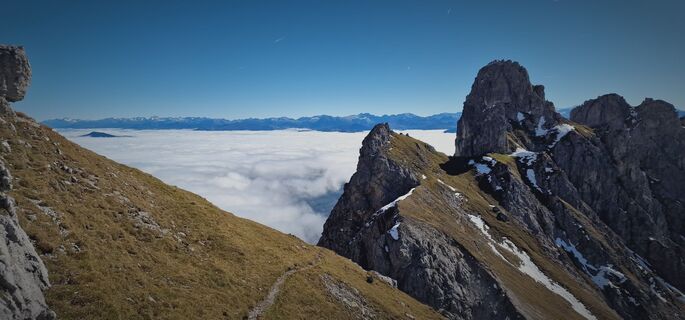 Photo de Isabella Schwaiger-Moser le long du parcours