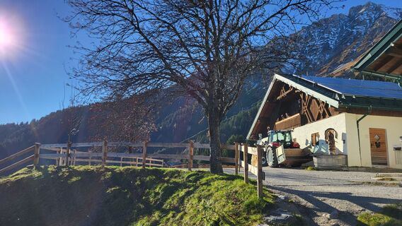Photo de Ursula Schmid le long du parcours