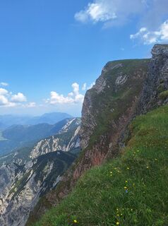 Photo de Katharina le long du parcours