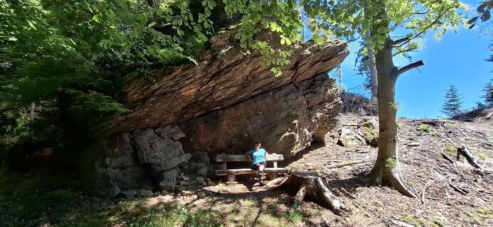 Photo de Rupert Binder le long du parcours