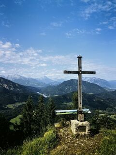 Foto von Christine Arnold entlang der Tour