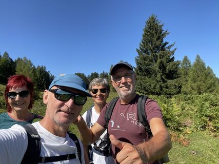Foto de Matthias Schorn a lo largo del recorrido