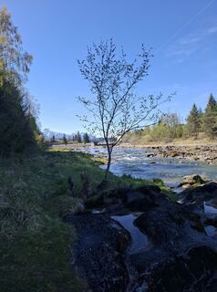 Foto von Friedrich Karl Gropengiesser entlang der Tour