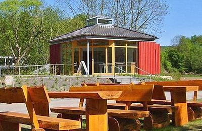 Nationalparkinfopunkt in Zerkall