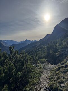 Photo de Elena Friesen le long du parcours