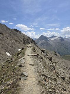Fotografia z Gudrun Lippert na trase