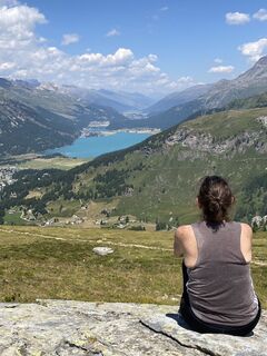 Foto von Annalena Dietrich entlang der Tour