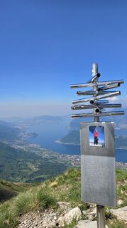 Photo de Andrea Inserra le long du parcours