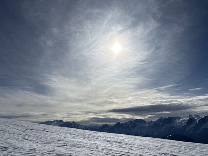 Foto von Heinz Sperl entlang der Tour