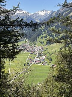 Photo de Astrid le long du parcours