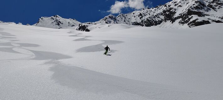 Foto de Simone Ferrari a lo largo del recorrido