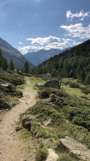 Foto de Matthias Pötter a lo largo del recorrido