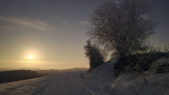 Foto de Katja Senkel a lo largo del recorrido