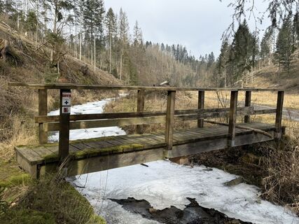 Photo de Norbert Herbig le long du parcours
