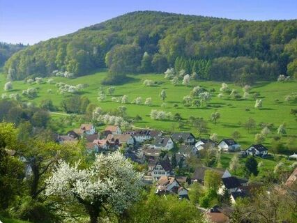 Blick über Lipburg zur Frühlingszeit