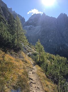 Foto von Gudrun Lippert entlang der Tour